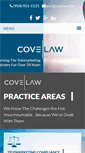 Mobile Screenshot of covelaw.com