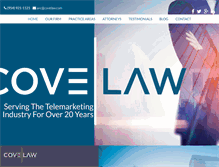 Tablet Screenshot of covelaw.com